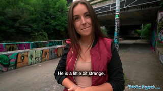 PublicAgent študent má stále jej pošvy prenikol ťažké cudzinec vonku v Prahe