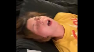 Slut wraig fucked gan dau dicks