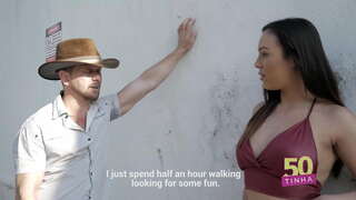 Den 50-had - a-Bitch vun der Strooss, andeems Si den Arsch fir d &#039; fofzeg real anal